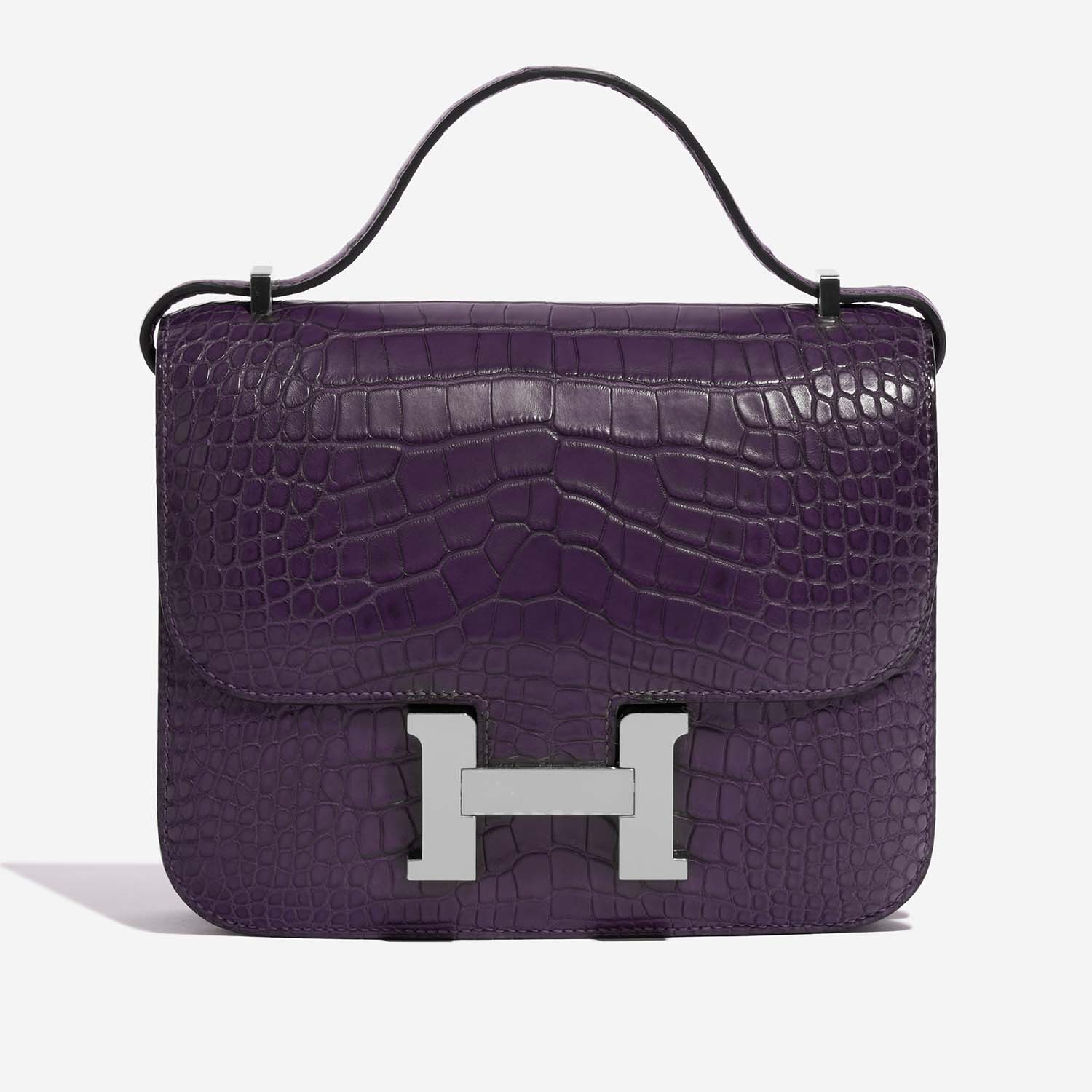 Hermès Constance 18 Amethyst Front  | Sell your designer bag on Saclab.com