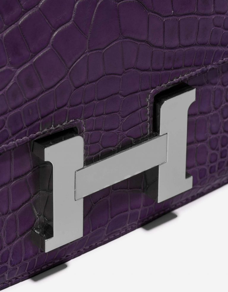 Hermès Constance 18 Amethyst Closing System  | Sell your designer bag on Saclab.com