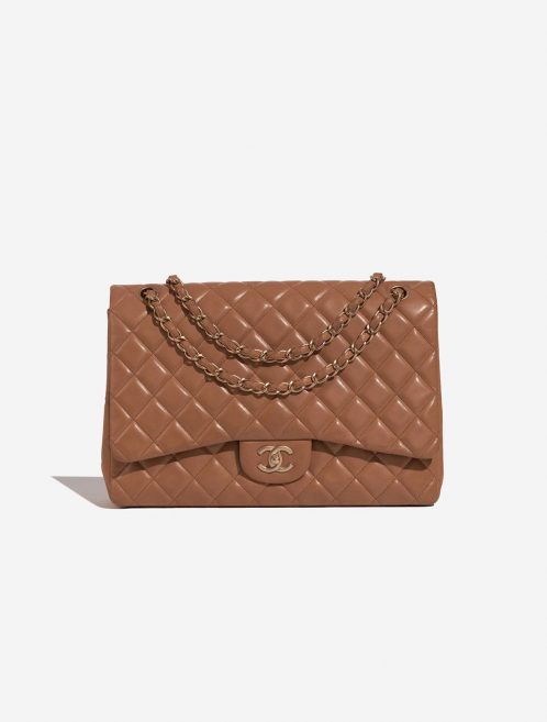 Chanel Timeless Maxi Cognac Front  | Sell your designer bag on Saclab.com