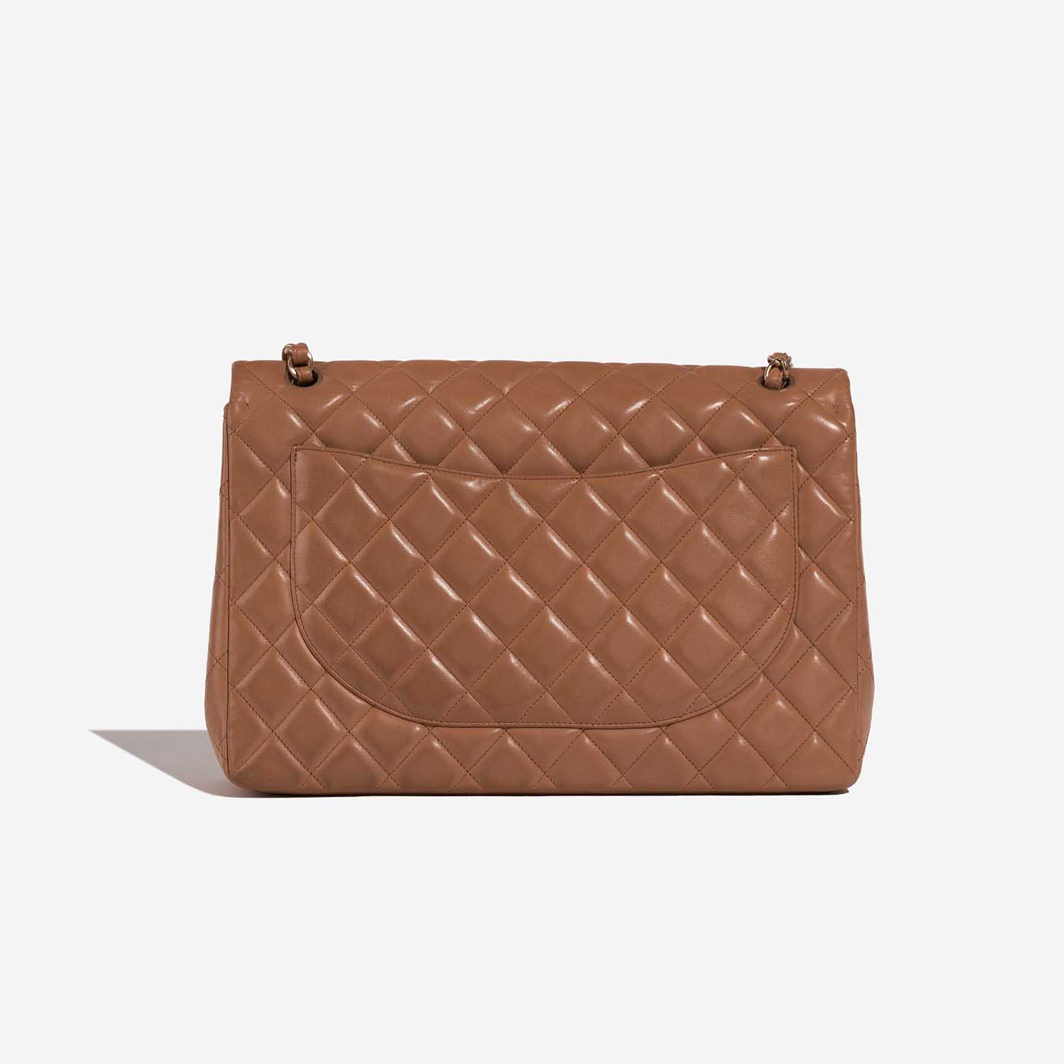 Chanel Timeless Maxi Cognac Back  | Sell your designer bag on Saclab.com