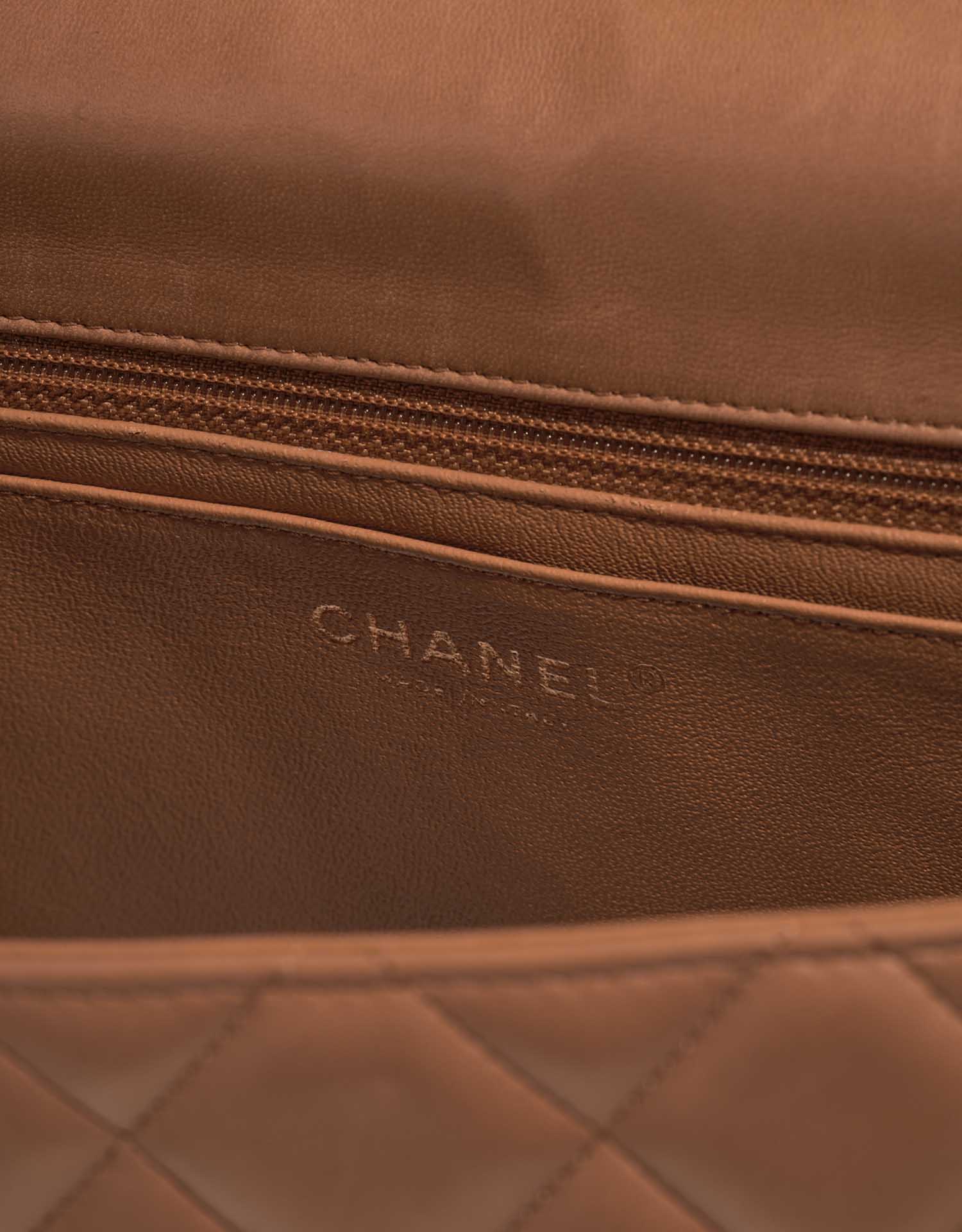 Chanel Timeless Maxi Cognac Logo  | Sell your designer bag on Saclab.com