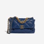 Chanel 19 Large Blue Front  | Sell your designer bag on Saclab.com