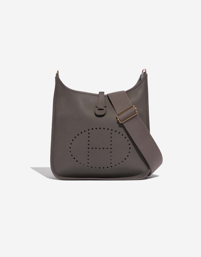 Hermès Evelyne 29 GrisEtain Front | Verkaufen Sie Ihre Designer-Tasche auf Saclab.com