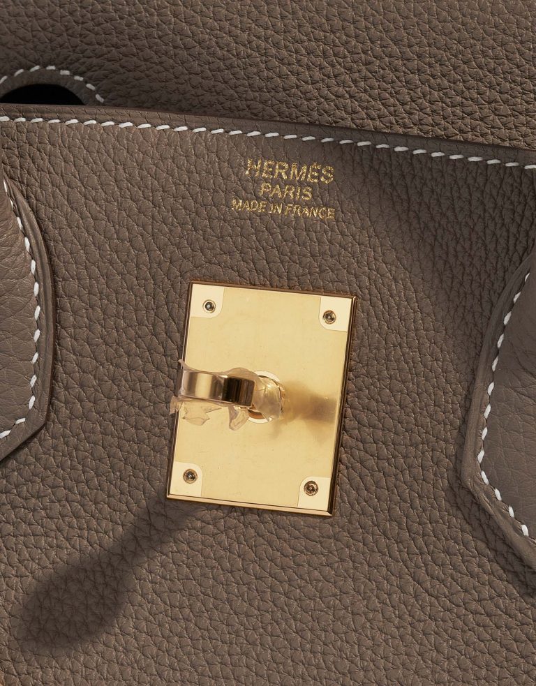 Hermès Birkin 30 Etoupe Logo  | Sell your designer bag on Saclab.com