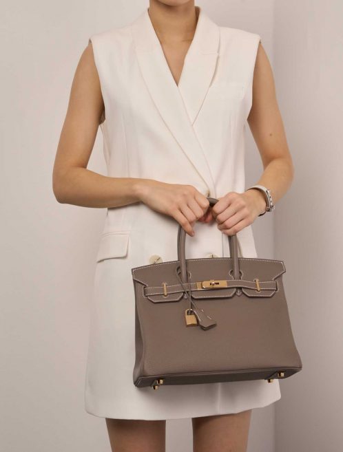 Hermès Birkin 30 Etoupe Größen Getragen | Verkaufen Sie Ihre Designer-Tasche auf Saclab.com