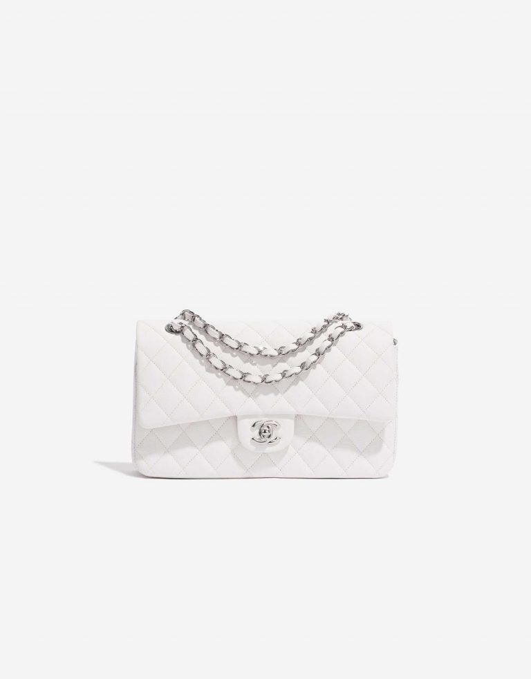 Chanel Timeless Medium White Front  | Sell your designer bag on Saclab.com