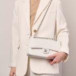 Chanel Timeless Medium White Sizes Worn | Sell your designer bag on Saclab.com