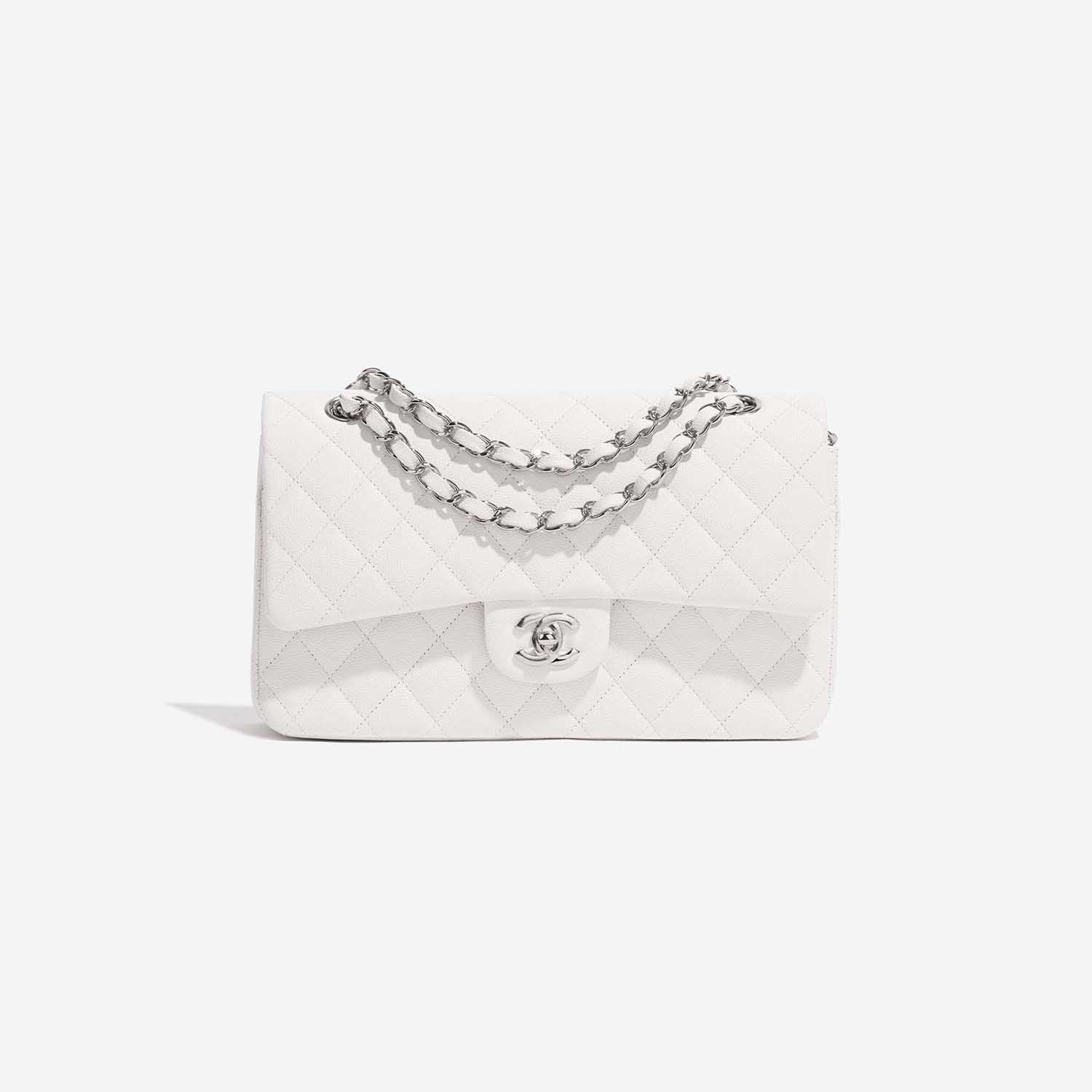 Chanel Timeless Medium White Front | Verkaufen Sie Ihre Designer-Tasche auf Saclab.com