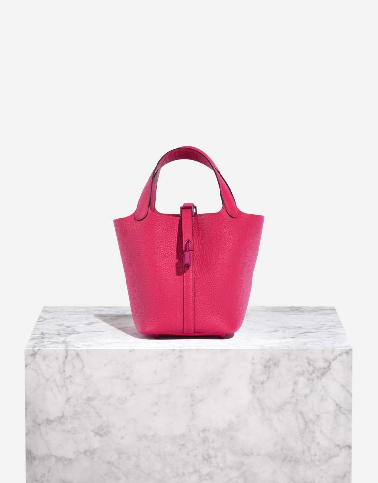 Hermès Picotin 18 RoseExtreme-SoPink Front  | Sell your designer bag on Saclab.com