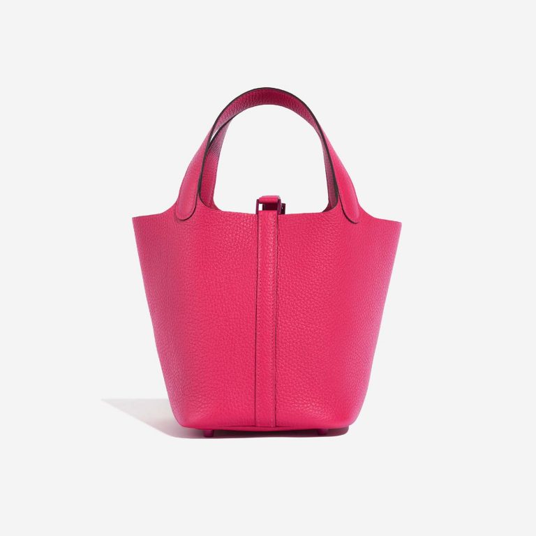 Hermès Picotin 18 RoseExtreme-SoPink Back  | Sell your designer bag on Saclab.com