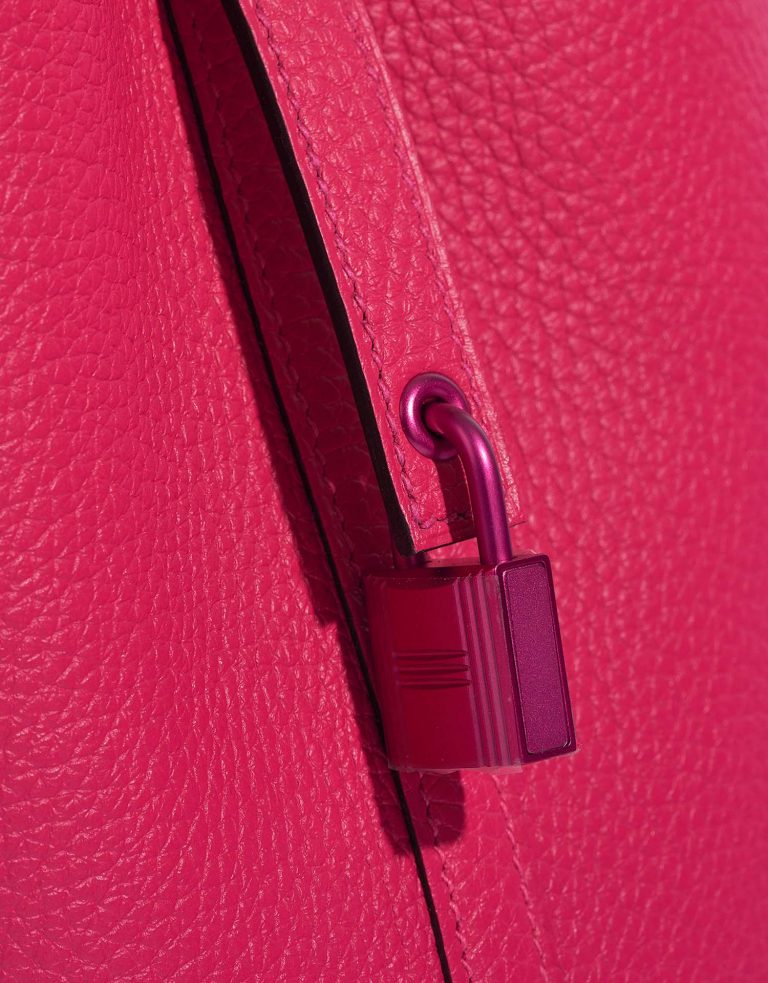 Hermès Picotin 18 RoseExtreme-SoPink Closing System  | Sell your designer bag on Saclab.com