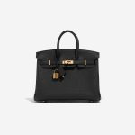 Hermès Birkin 25 Black Front  | Sell your designer bag on Saclab.com