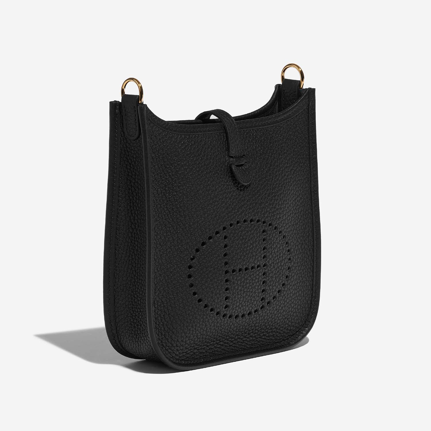 Pre-owned Hermès bag Evelyne 16 Amazone Black Black Side Front | Sell your designer bag on Saclab.com
