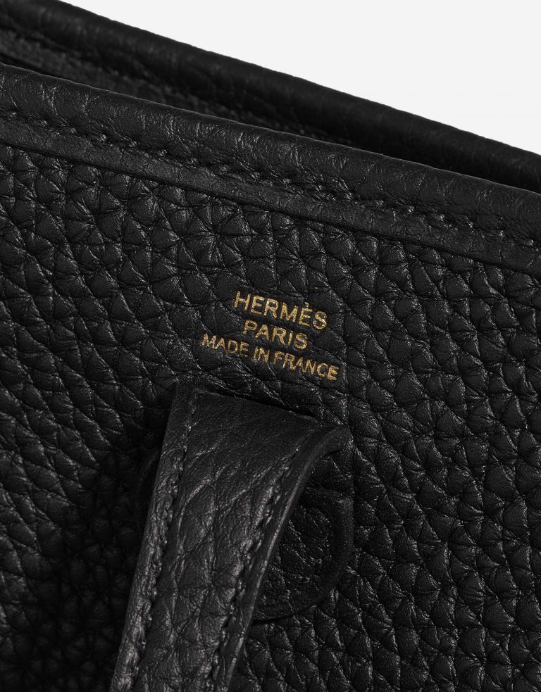 Hermès Evelyne 16 Black Logo  | Sell your designer bag on Saclab.com