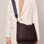 Hermès Evelyne 29 RougeSellier Sizes Worn | Sell your designer bag on Saclab.com