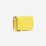 Hermès Geta OneSize JauneCitron-NewLime Side Front  | Sell your designer bag on Saclab.com