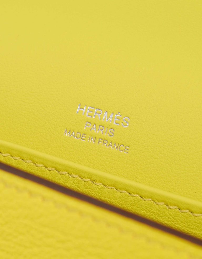 Hermès Geta OneSize JauneCitron-NewLime Logo | Vendez votre sac de créateur sur Saclab.com