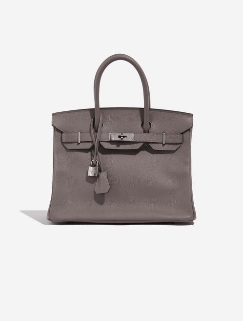 Hermès Birkin 30 Etain Front  | Sell your designer bag on Saclab.com