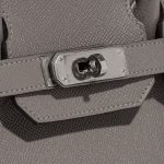 Pre-owned Hermès bag Birkin 30 Epsom Gris Asphalte Brown, Grey Closing System | Sell your designer bag on Saclab.com