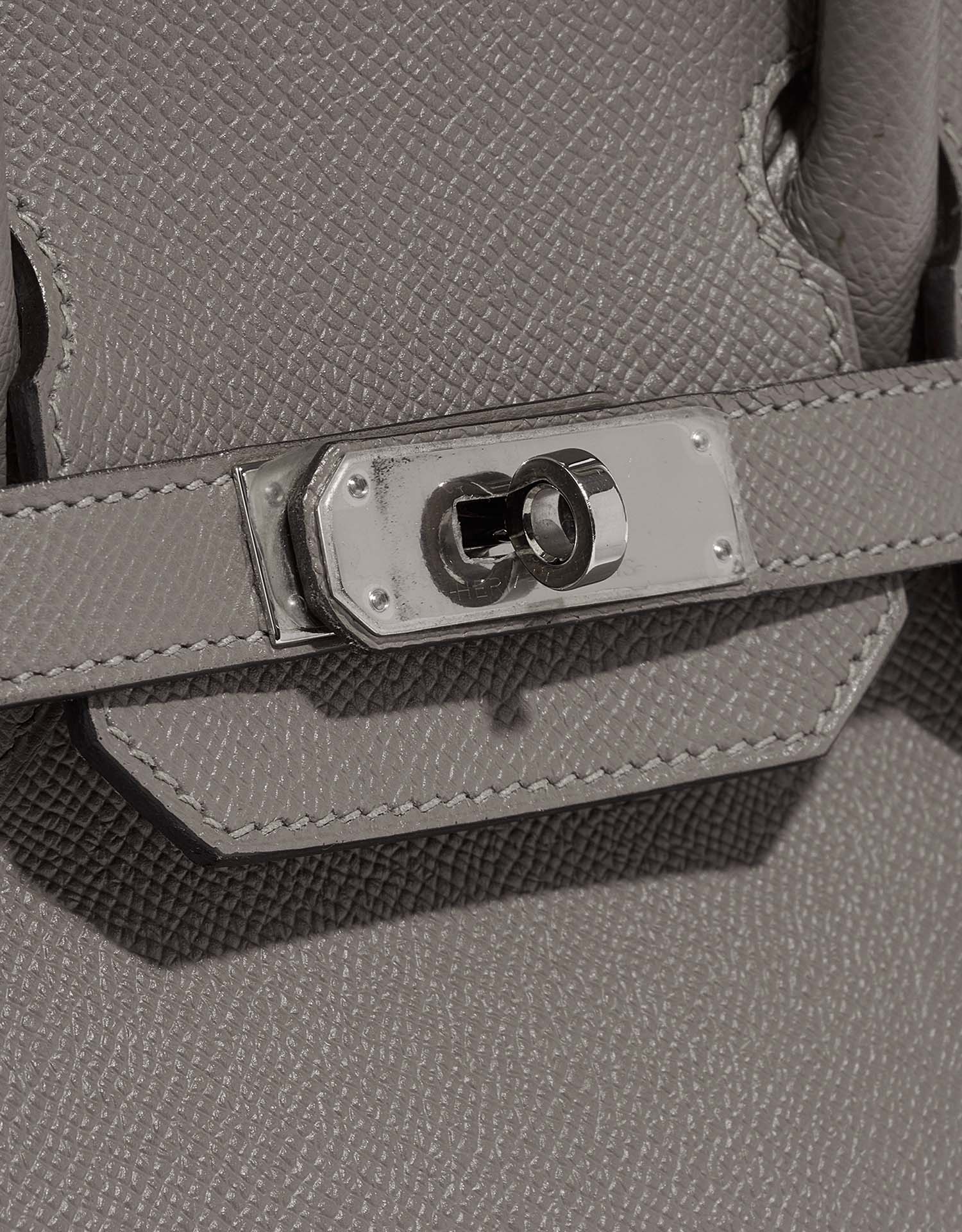 Pre-owned Hermès bag Birkin 30 Epsom Gris Asphalte Brown, Grey Closing System | Sell your designer bag on Saclab.com