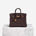 Hermès Birkin 25 Ebene Front  | Sell your designer bag on Saclab.com