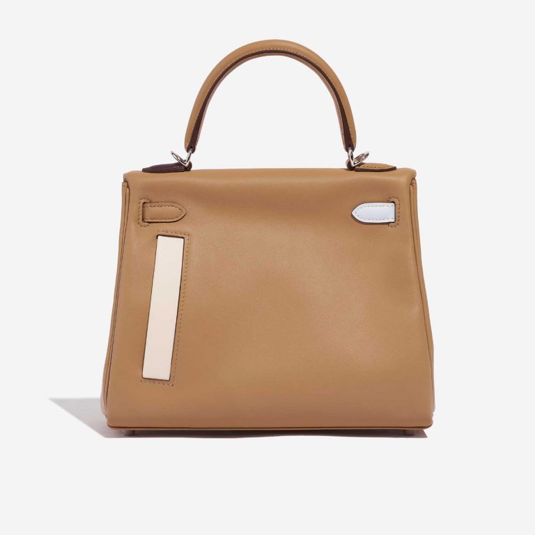 Hermès Kelly 25 Chai-Lime-BlueBrume-Cassis-Nata-MauveSylvestre Back  | Sell your designer bag on Saclab.com