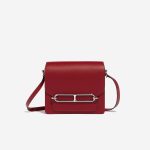 Hermès Roulis 18 RougeGrenate Front  | Sell your designer bag on Saclab.com