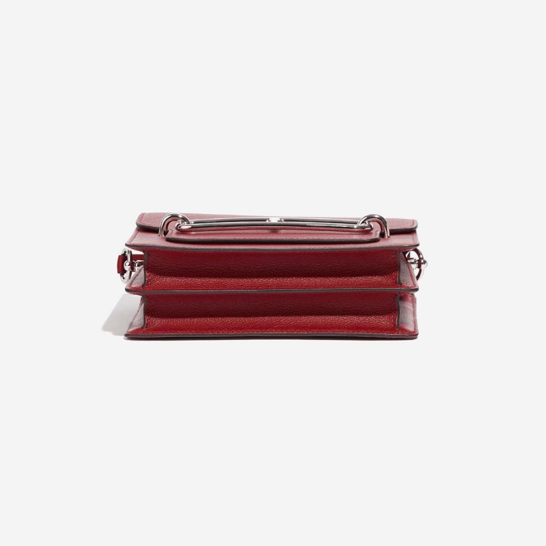 Hermès Roulis 18 RougeGrenate Bottom  | Sell your designer bag on Saclab.com