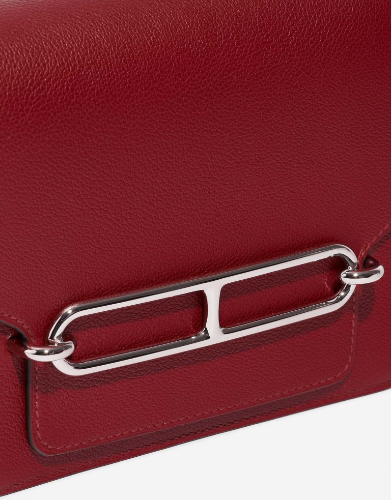 Hermès Roulis 18 RougeGrenate Closing System  | Sell your designer bag on Saclab.com