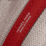 Hermès GardenParty 30 RougeDeCoeur Logo  | Sell your designer bag on Saclab.com