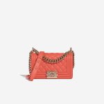 Chanel Boy Small Salmon Front  | Sell your designer bag on Saclab.com