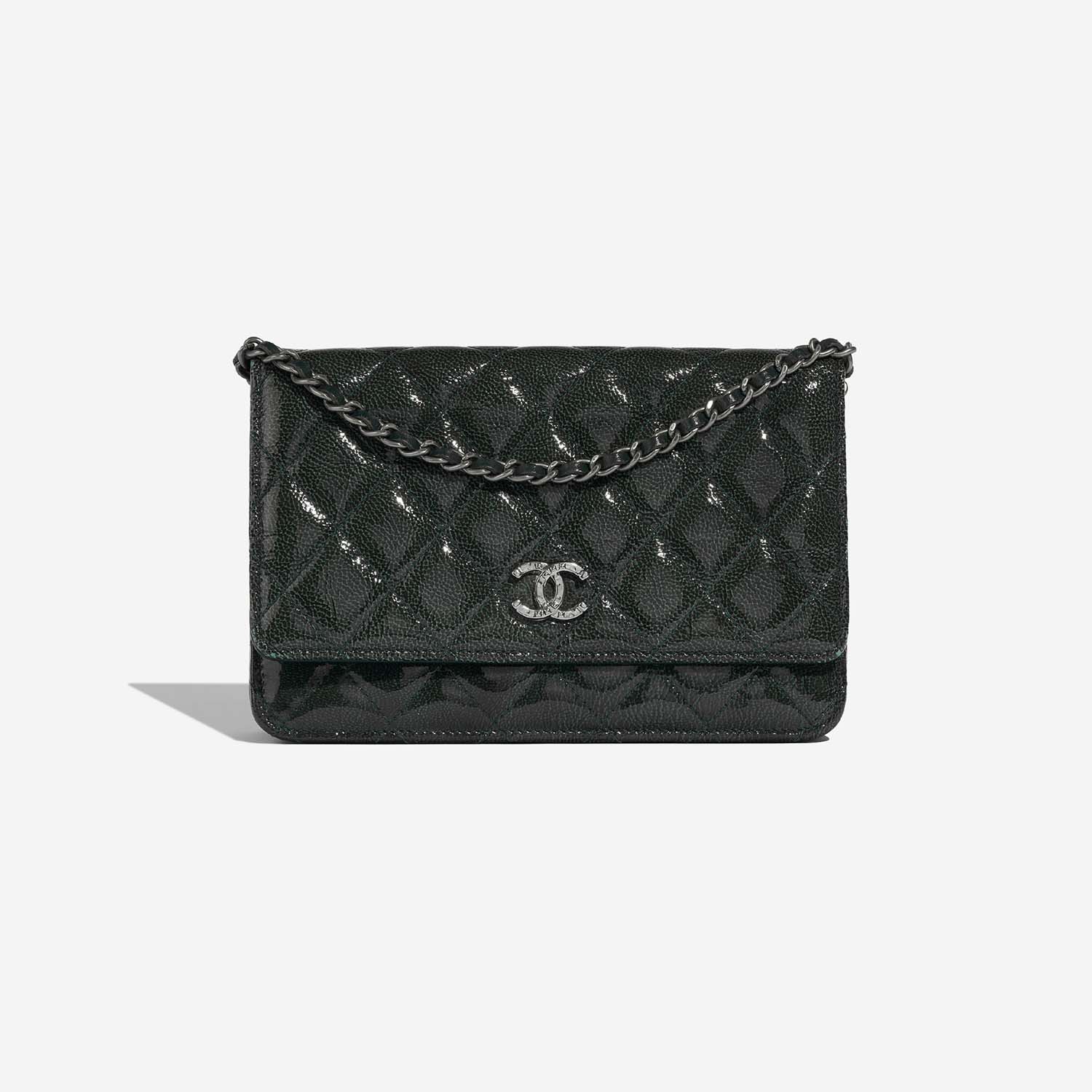 Chanel Timeless WOC Emerald Front  | Sell your designer bag on Saclab.com