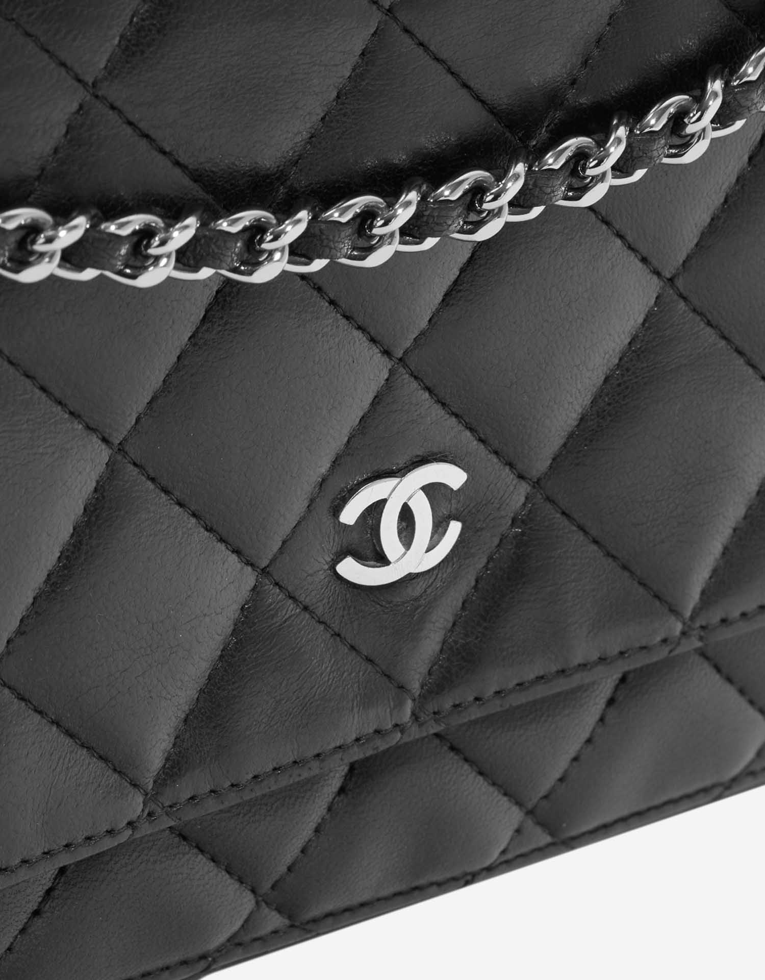 Chanel Timeless WOC Black Closing System  | Sell your designer bag on Saclab.com