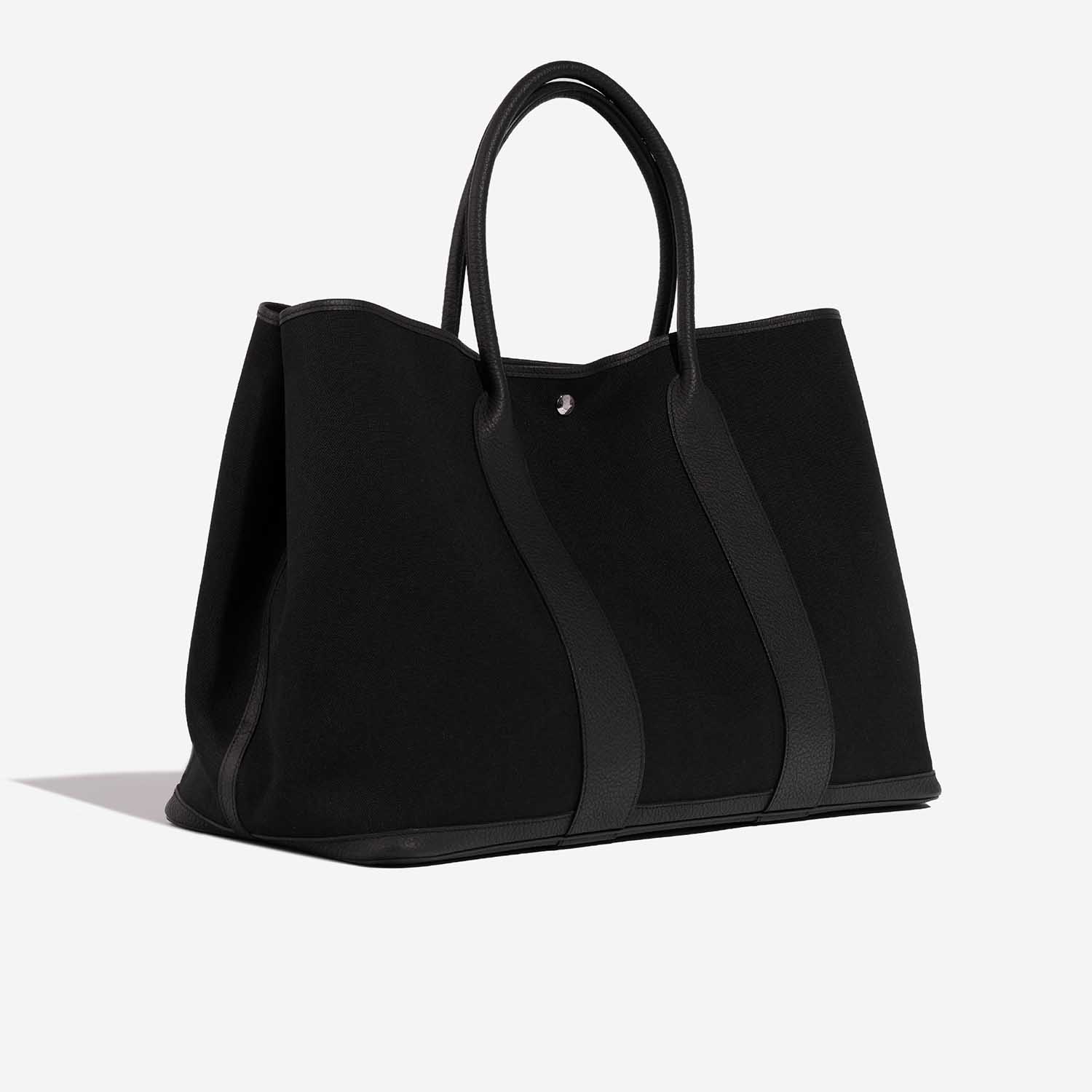Hermès GardenParty Voyage Black Side Front | Verkaufen Sie Ihre Designer-Tasche auf Saclab.com