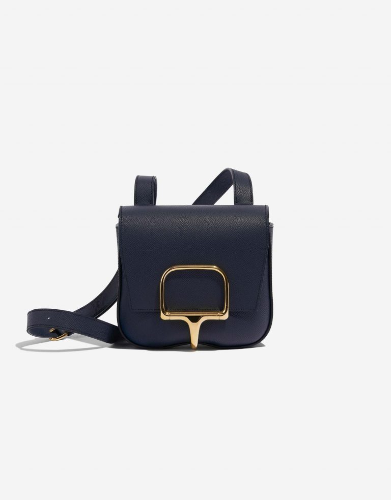 Hermès DellaCavalleria Mini BleuIndigo Front  | Sell your designer bag on Saclab.com