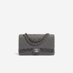 Chanel Timeless Medium Grey-GoldShimmer Front | Verkaufen Sie Ihre Designer-Tasche auf Saclab.com