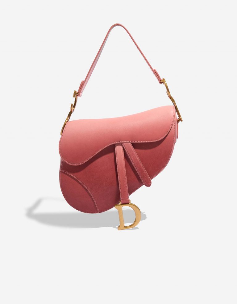 Dior Saddle Medium Pink Front  | Sell your designer bag on Saclab.com