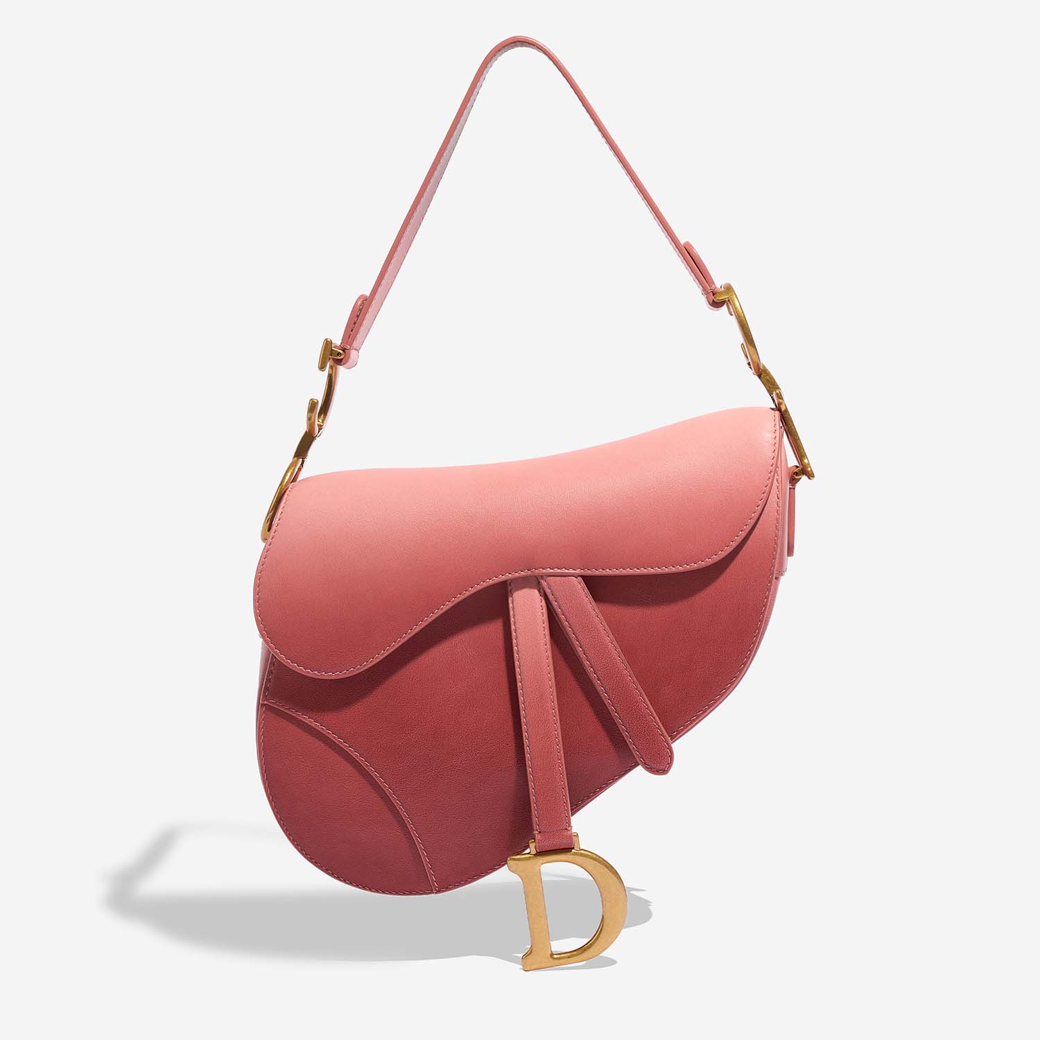 Dior Saddle Medium Pink Front | Verkaufen Sie Ihre Designertasche auf Saclab.com