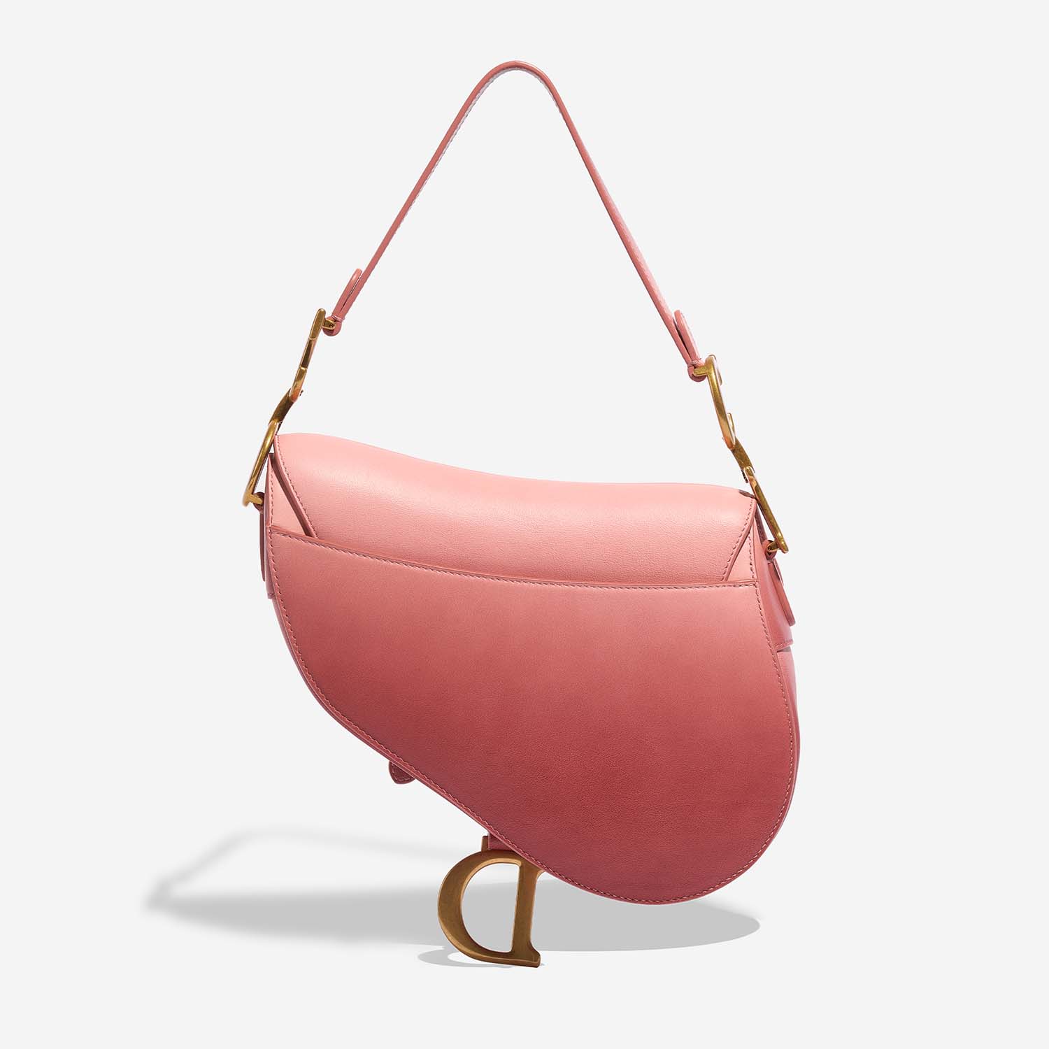 Dior Saddle Medium Pink Back  | Sell your designer bag on Saclab.com