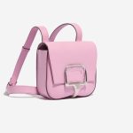 Hermès DellaCavalleria Mini MauveSylvestre Side Front  | Sell your designer bag on Saclab.com