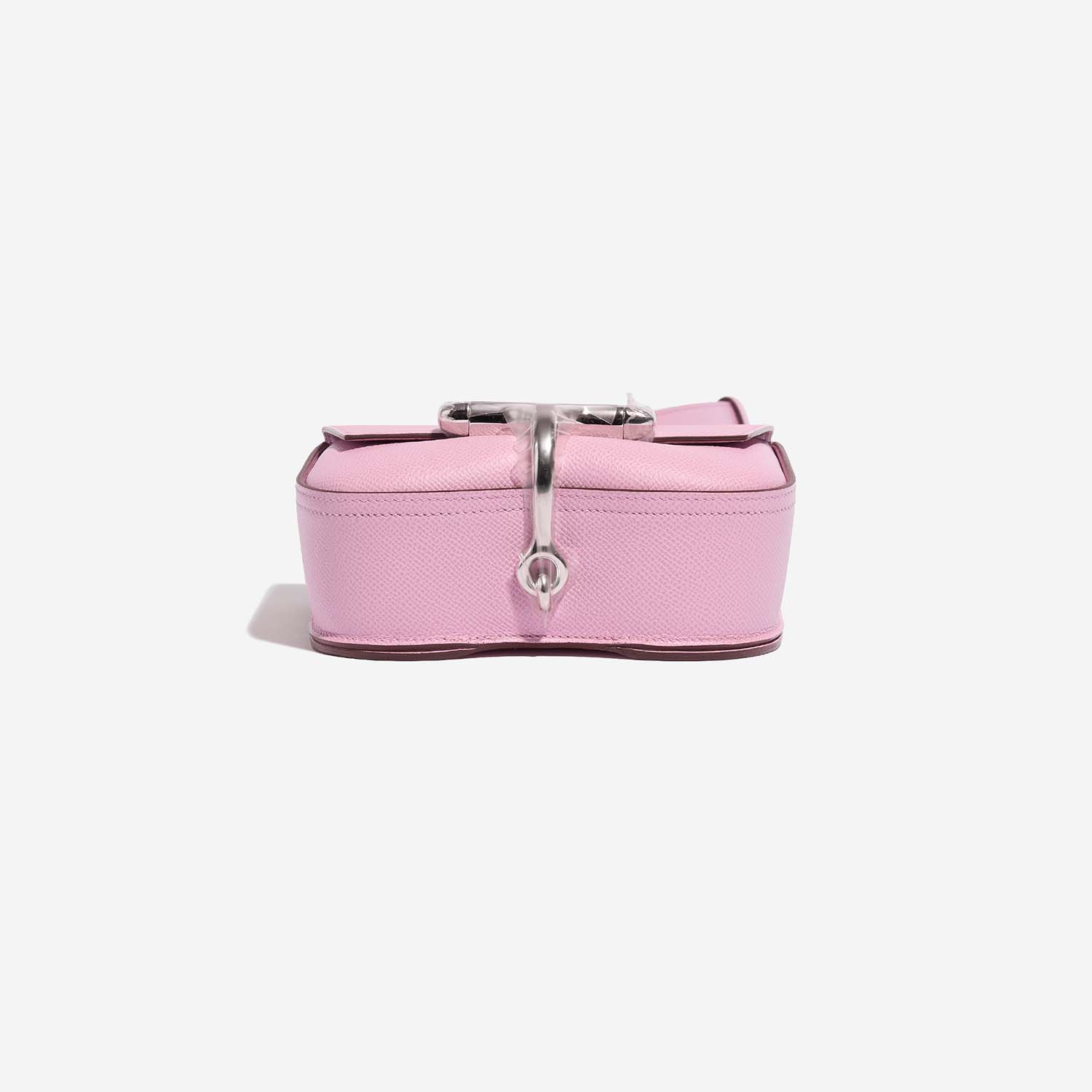 Hermès DellaCavalleria Mini MauveSylvestre Bottom  | Sell your designer bag on Saclab.com