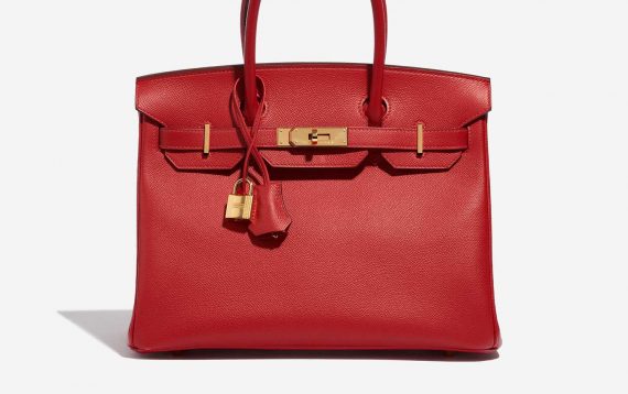 Hermès Birkin 30 RougeCasaque Front  | Sell your designer bag on Saclab.com