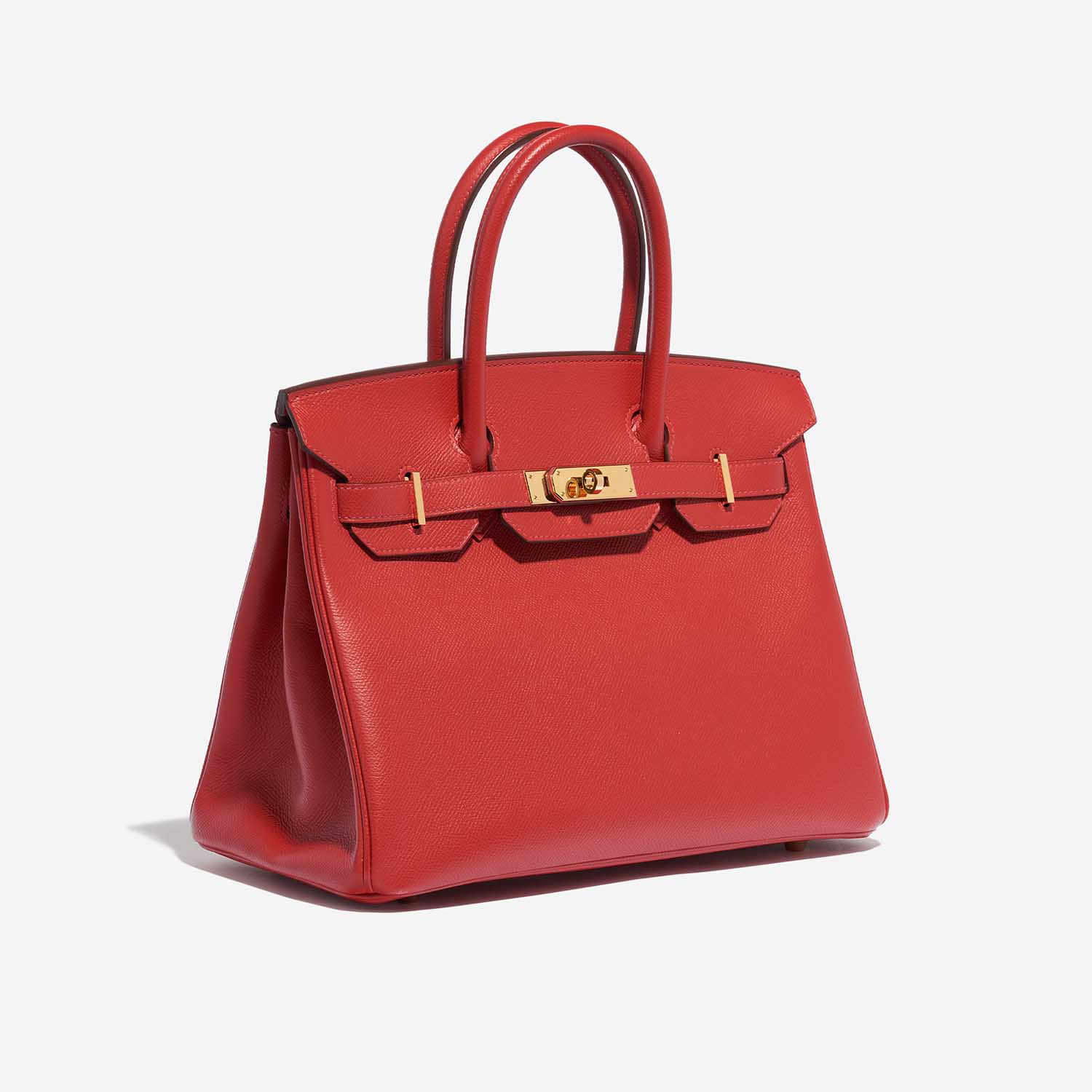 Hermès Birkin 30 RougeCasaque Side Front  | Sell your designer bag on Saclab.com
