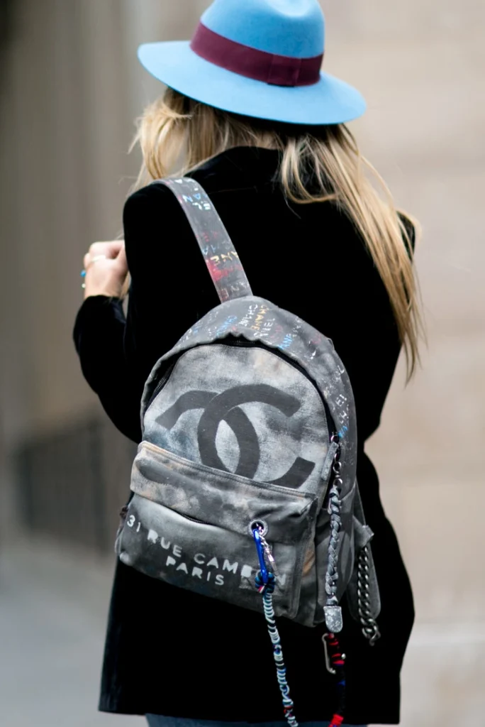 Chanel's graffiti-print backpack is the 'It' bag of the summer