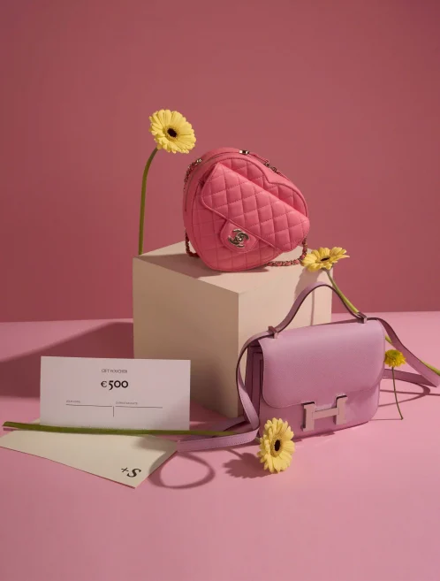 Hermès Constance bag Pink / Valentine's Day Gift Card