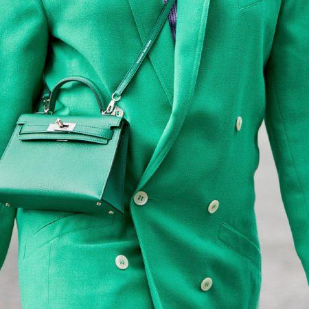Hermès bag prices | Green Mini Kelly bag