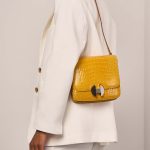 Hermès  20 JauneAmbre Sizes Worn | Sell your designer bag on Saclab.com
