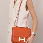 Hermès Constance 24 Feu Sizes Worn | Sell your designer bag on Saclab.com