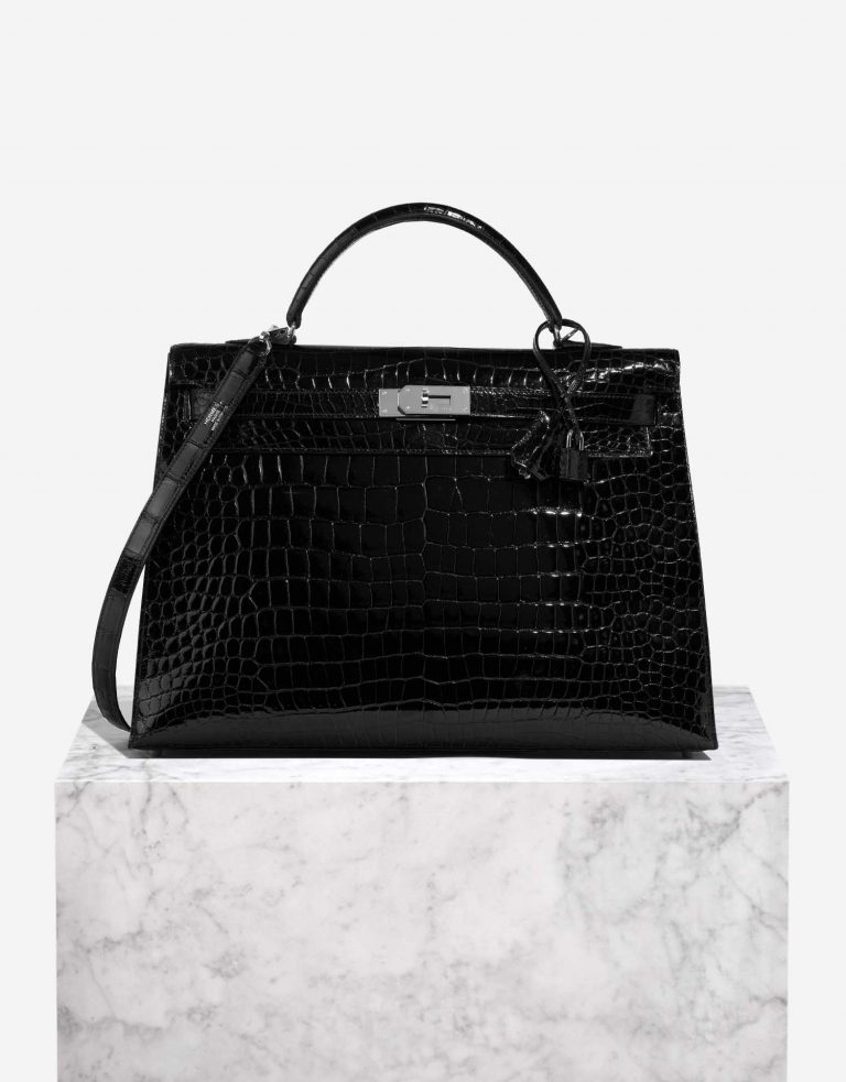 Hermès Kelly 40 Schwarz 0F | Verkaufen Sie Ihre Designer-Tasche auf Saclab.com