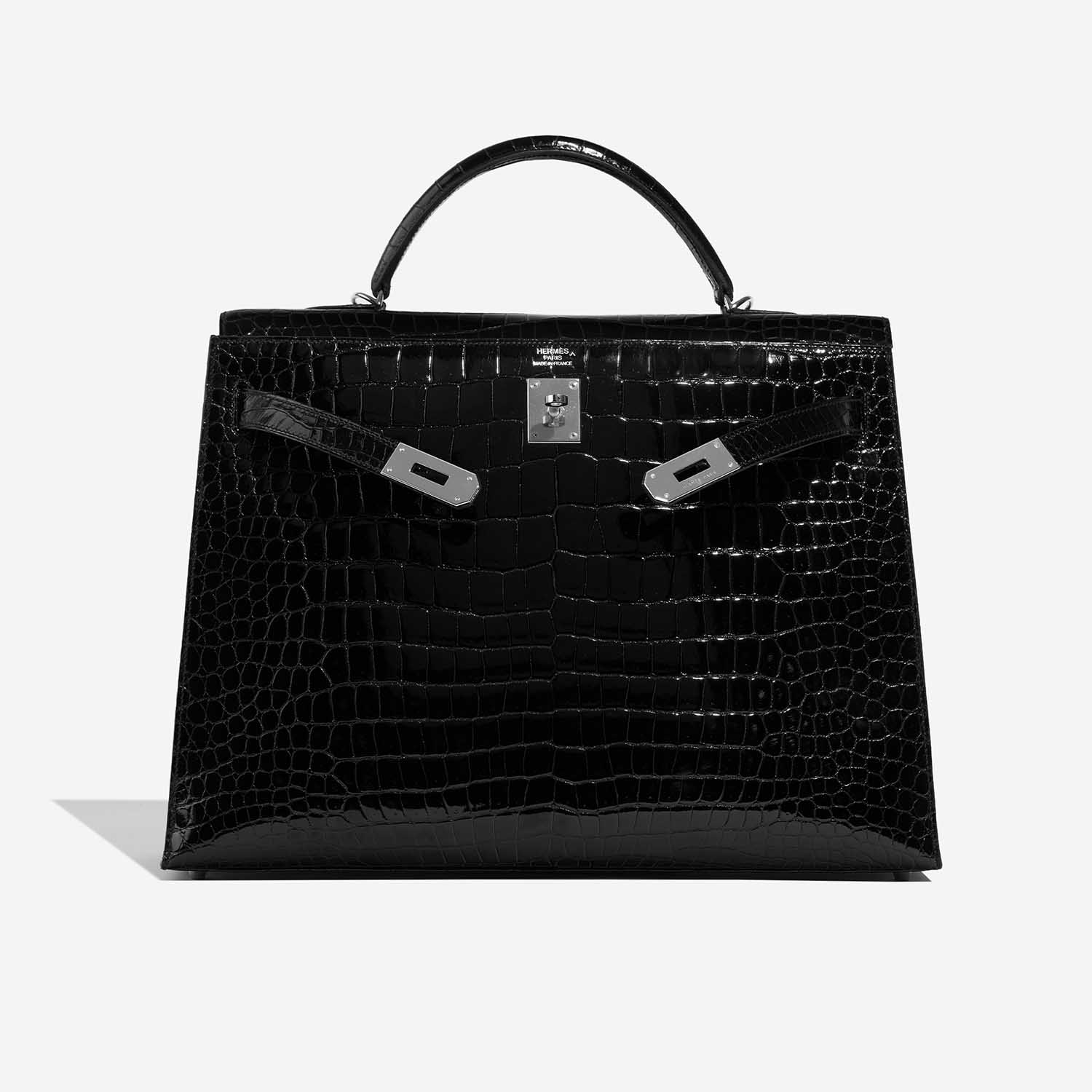 Hermès Kelly 40 Black 3FO S | Sell your designer bag on Saclab.com